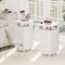 Manicure Table with Dust Collector, Storage and Wrist Rest Cushion